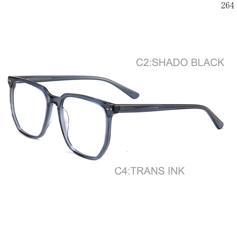 Dachuan Optical F3021 China Supplier Trendy Oversized Acetate Eyeglasses Frames with Custom Logo (7)