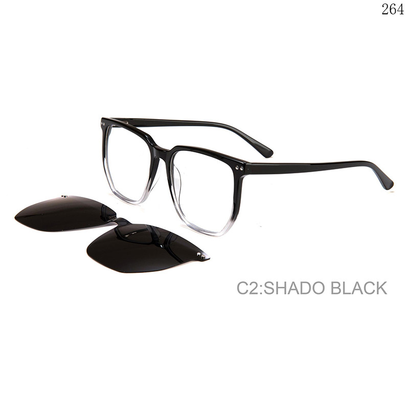 Dachuan Optical F3021 China Supplier Unisex Oversized Acetate Clip On Eyewear Frames with Spring Hinges (8)