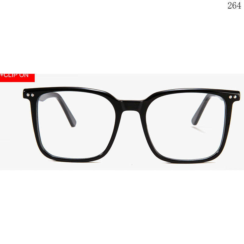 Dachuan Optical F3022 China Supplier Good Quality Acetate Clip On Eyewear Frames with Oversized Frame (1)