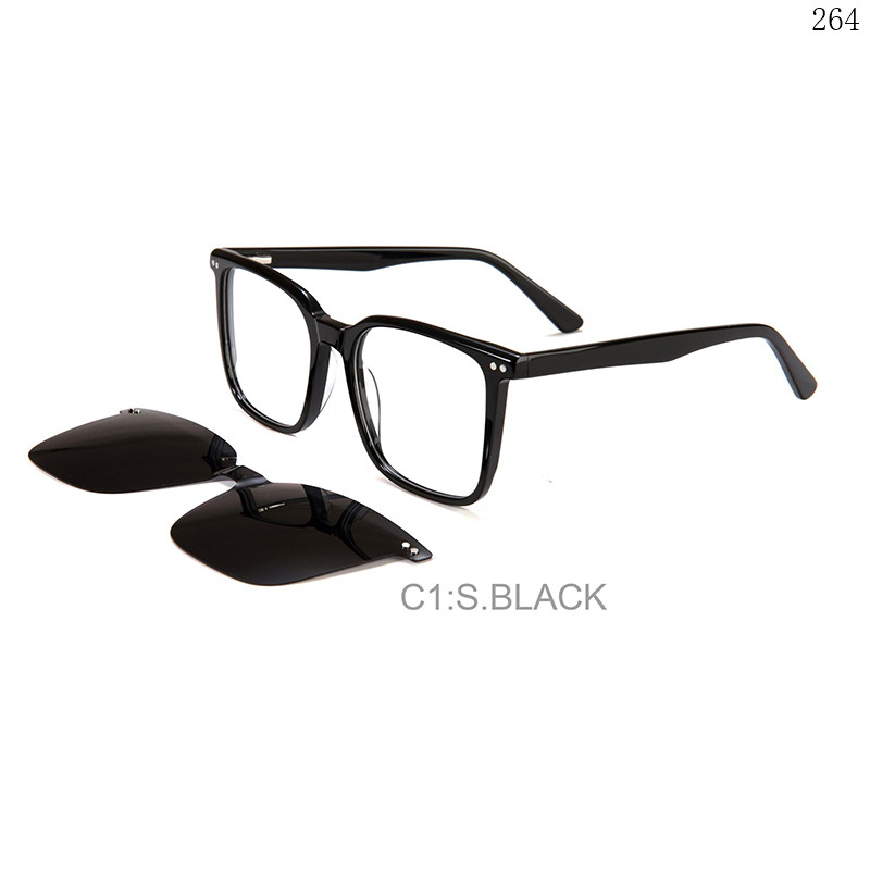 Dachuan Optical F3022 China Supplier Good Quality Acetate Clip On Eyewear Frames with Oversized Frame (7)