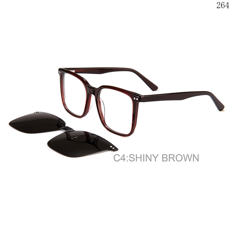 Dachuan Optical F3022 China Supplier Good Quality Acetate Clip On Eyewear Frames with Oversized Frame (9)