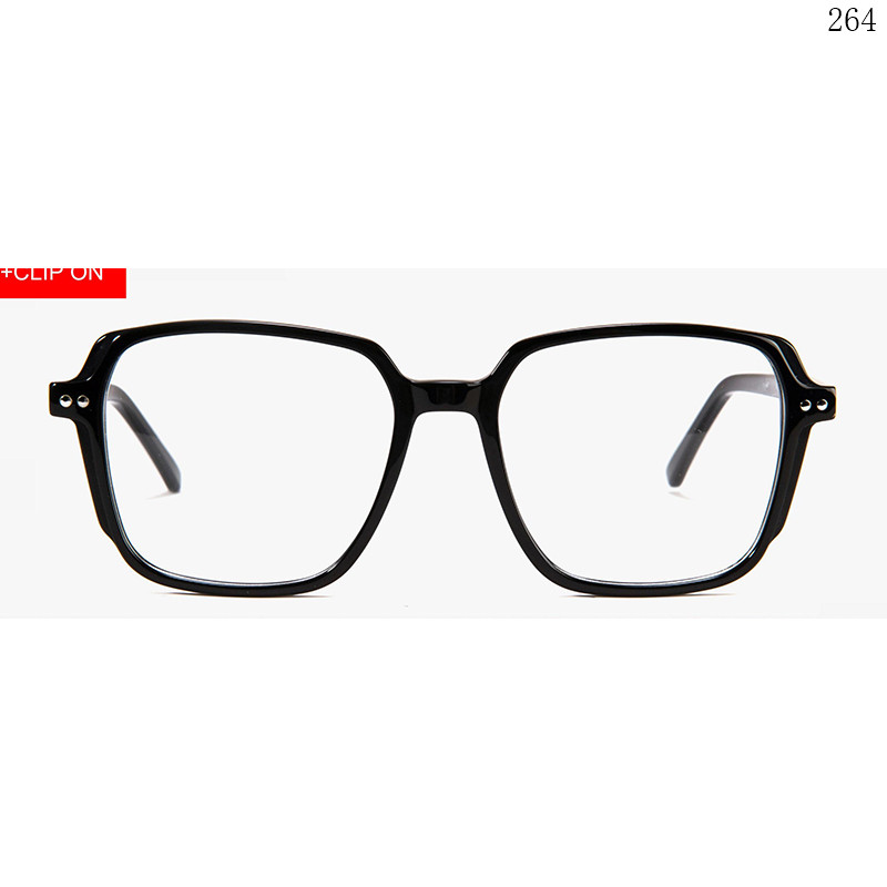 Dachuan Optical F3023 China Supplier New Arrival Acetate Clip On Eyewear Frames with Spring Hinges (1)