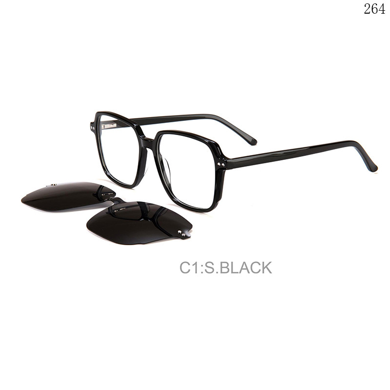 Dachuan Optical F3023 China Supplier New Arrival Acetate Clip On Eyewear Frames with Spring Hinges (7)