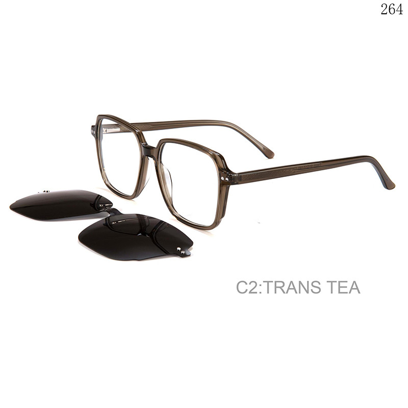 Dachuan Optical F3023 China Supplier New Arrival Acetate Clip On Eyewear Frames with Spring Hinges (8)