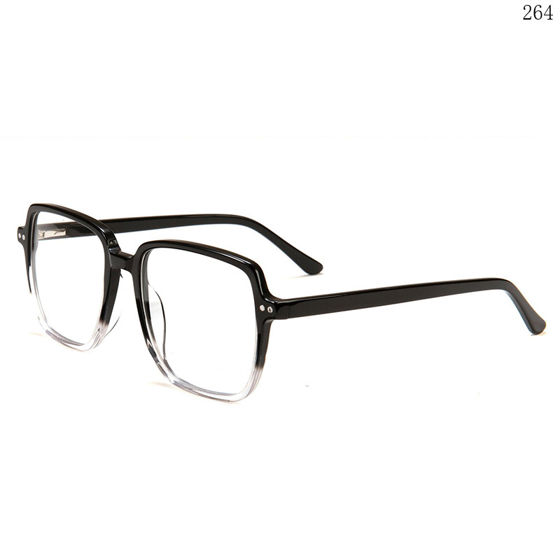 Dachuan Optical F3024 China Supplier Unisex Oversized Acetate Spectacle Frames with Spring Hinges (5)