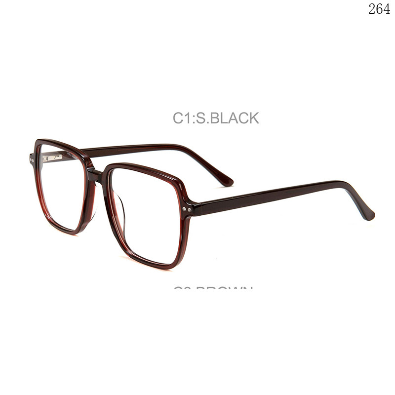 Dachuan Optical F3024 China Supplier Unisex Oversized Acetate Spectacle Frames with Spring Hinges (6)