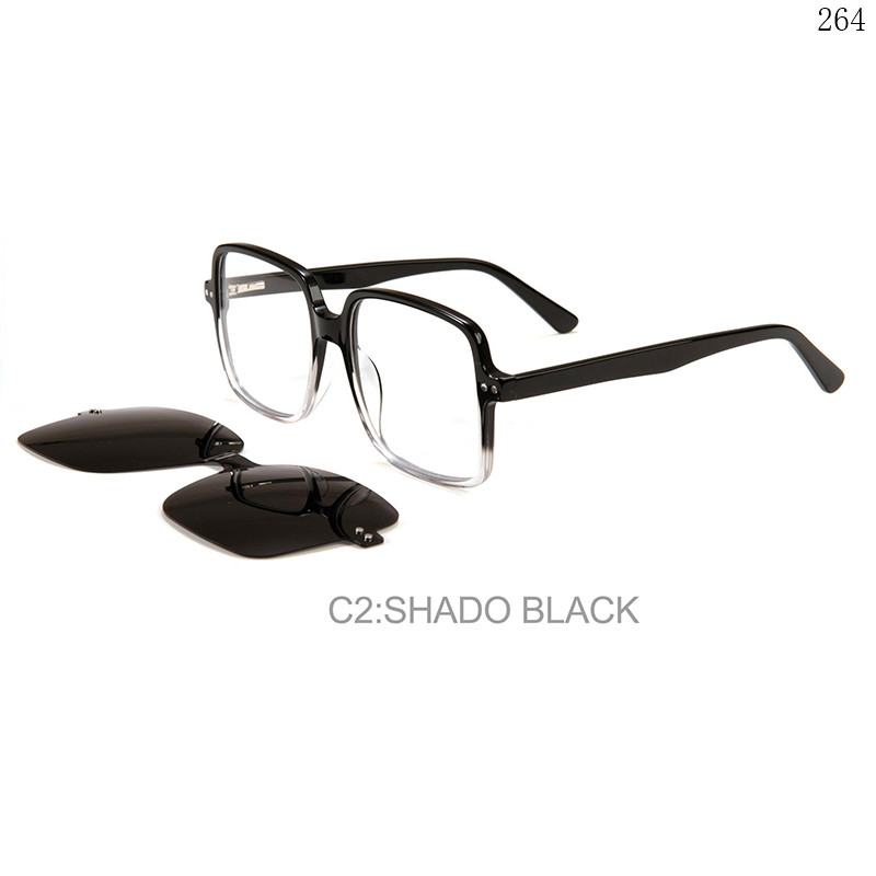 Dachuan Optical F3025 China Supplier Hot Trends Acetate Clip On Eyewear Frames with Oversized Shape (8)