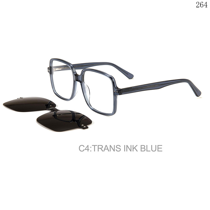 Dachuan Optical F3025 China Supplier Hot Trends Acetate Clip On Eyewear Frames with Oversized Shape (9)