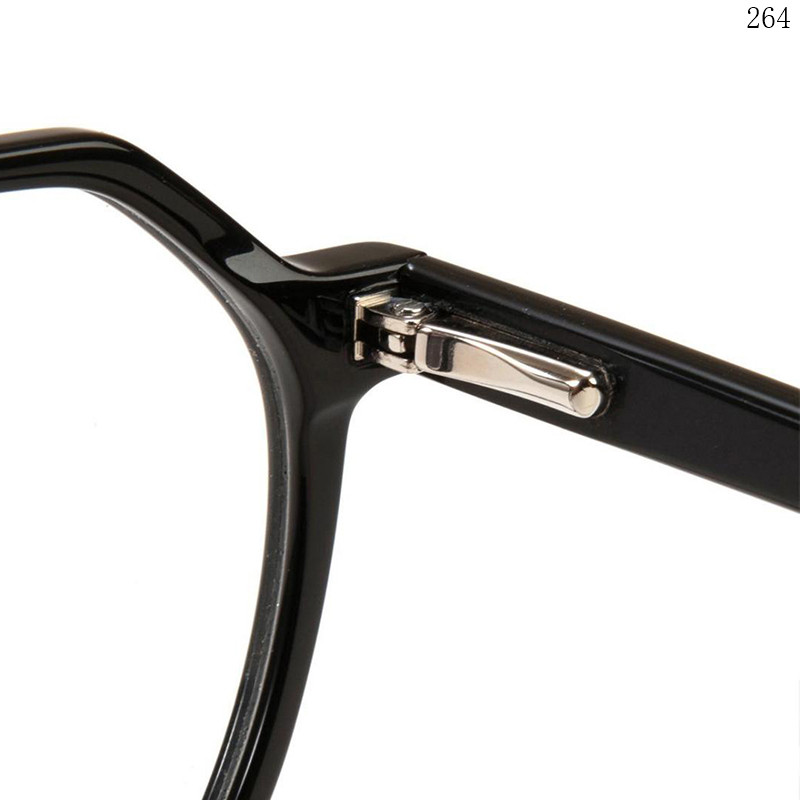 Dachuan Optical F3027 China Supplier Retro Design Acetate Spectacle Frames with Flat Top (2)