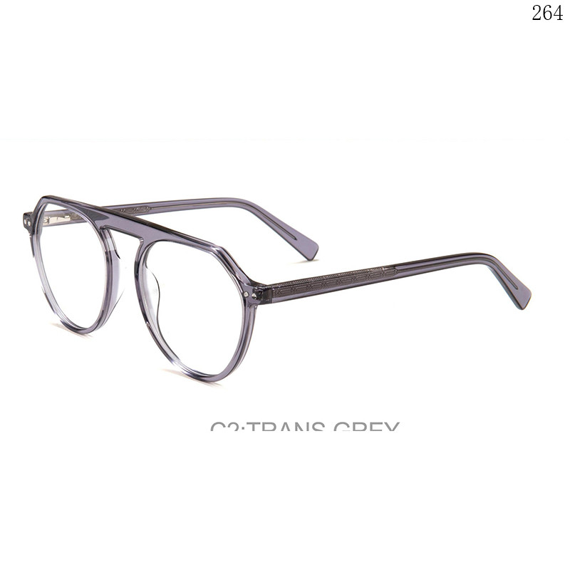 Dachuan Optical F3027 China Supplier Retro Design Acetate Spectacle Frames with Flat Top (5)