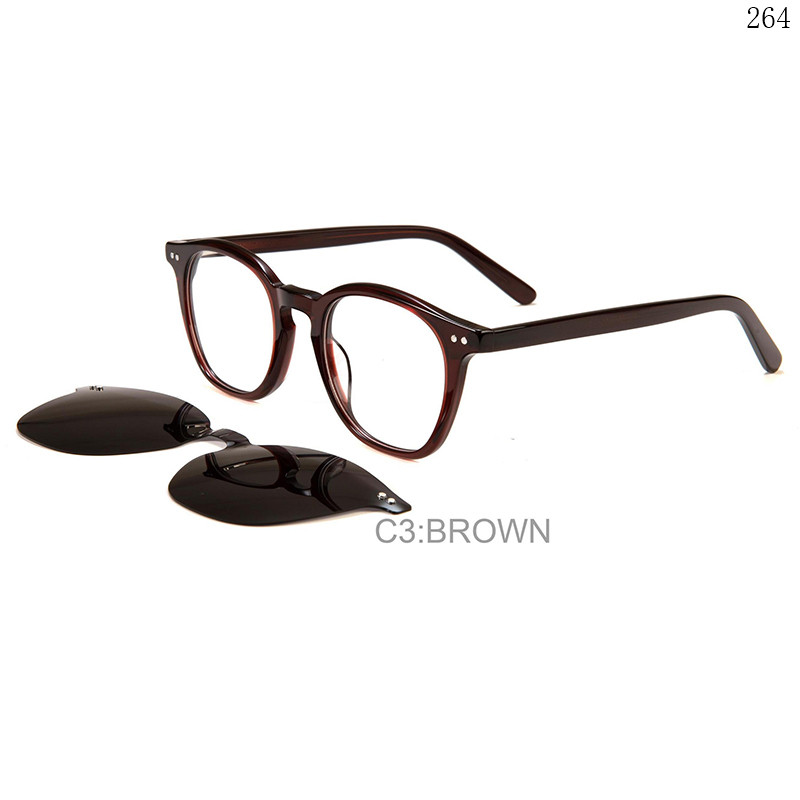 Dachuan Optical F3030 China Supplier Hign Quality Acetate Clip On Eyeglasses with Retro Shape (9)