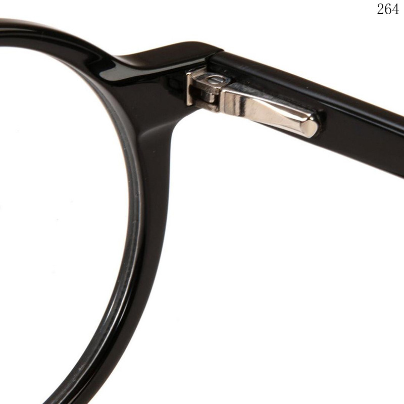 Dachuan Optical F3031 China Supplier Vintage Round Acetate Clip On Eyeglasses with Logo Custom (2)