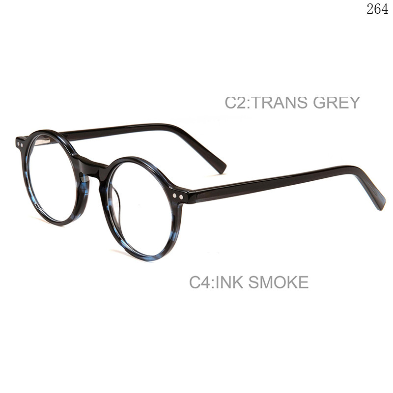 Dachuan Optical F3031 China Supplier Vintage Style Acetate Optical Eyewear with Round Shape (7)