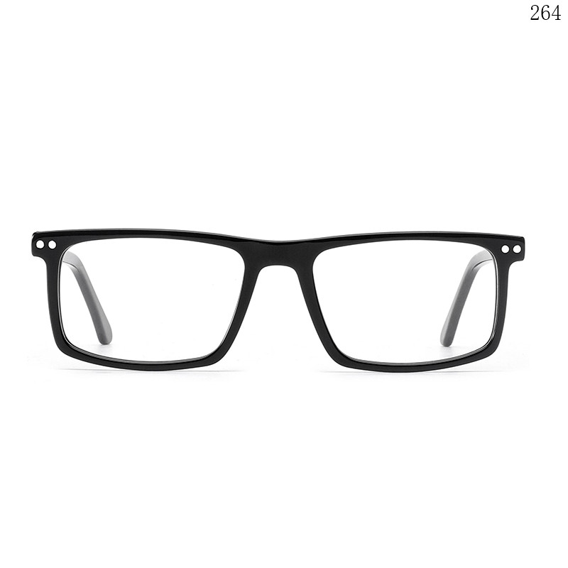 Dachuan Optical F3034 China Supplier Classic Design Acetate Clip On Eyeglasses with Flat Top Shape (1)