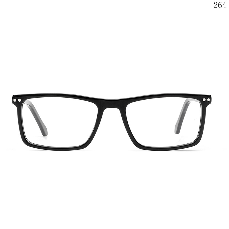 Dachuan Optical F3035S China Supplier High Quality Acetate Clip On Eyeglasses with Square Frame (1)