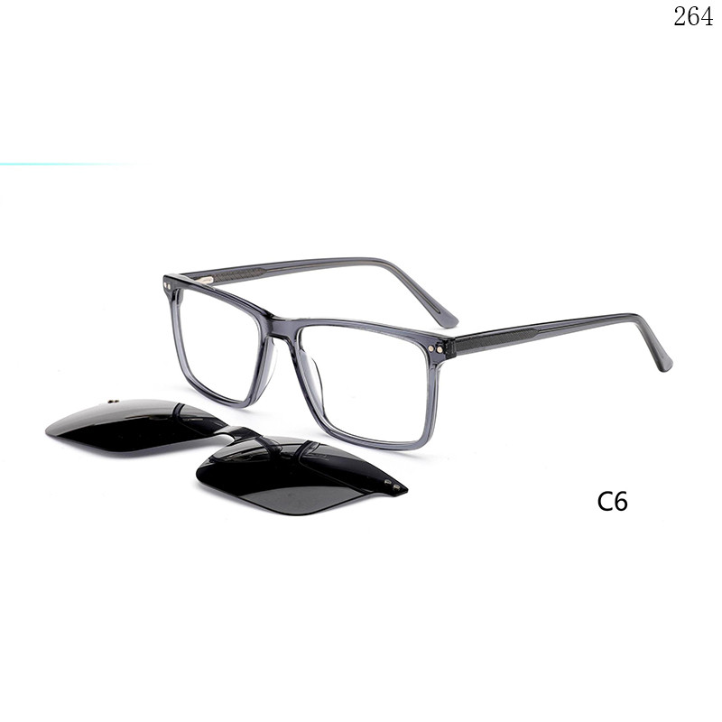 Dachuan Optical F3036 China Supplier Unisex Good Acetate Clip On Eyeglasses with UV Protection (12)