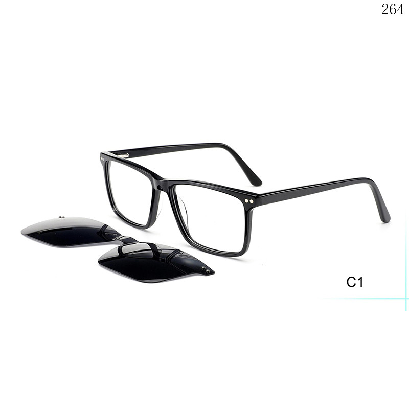 Dachuan Optical F3036 China Supplier Unisex Good Acetate Clip On Eyeglasses with UV Protection (7)