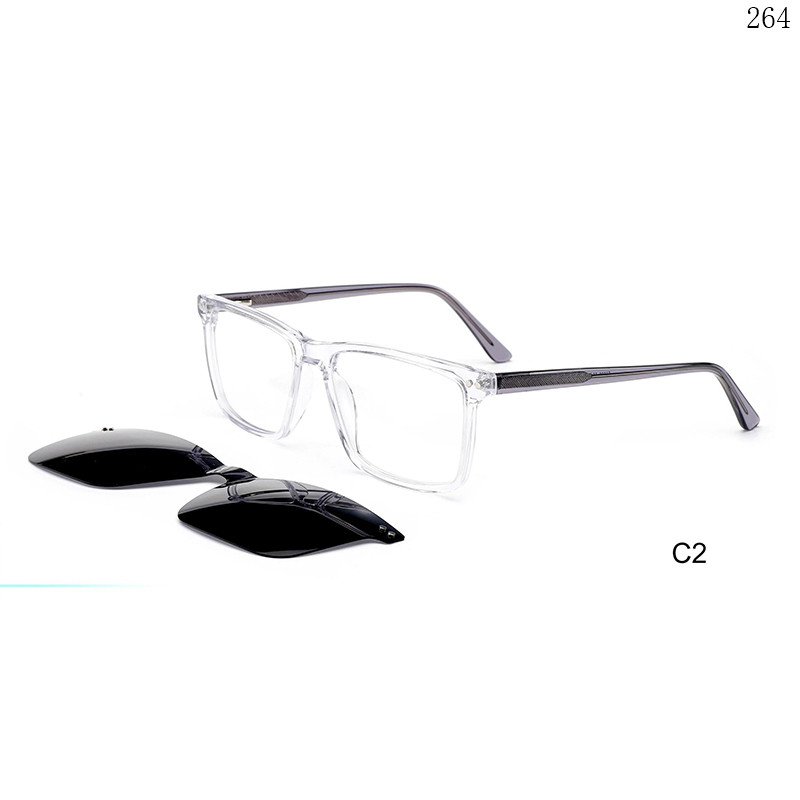 Dachuan Optical F3036 China Supplier Unisex Good Acetate Clip On Eyeglasses with UV Protection (8)