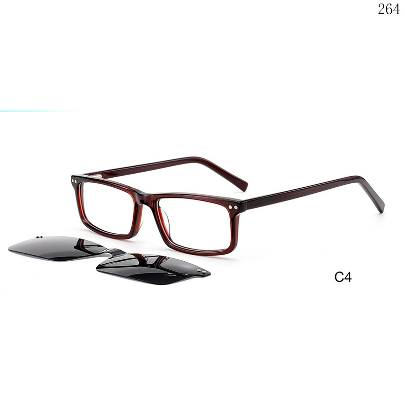 Dachuan Optical F3037S China Supplier Fashionable Acetate Clip On Eyeglasses Shades with Small Frame (10)