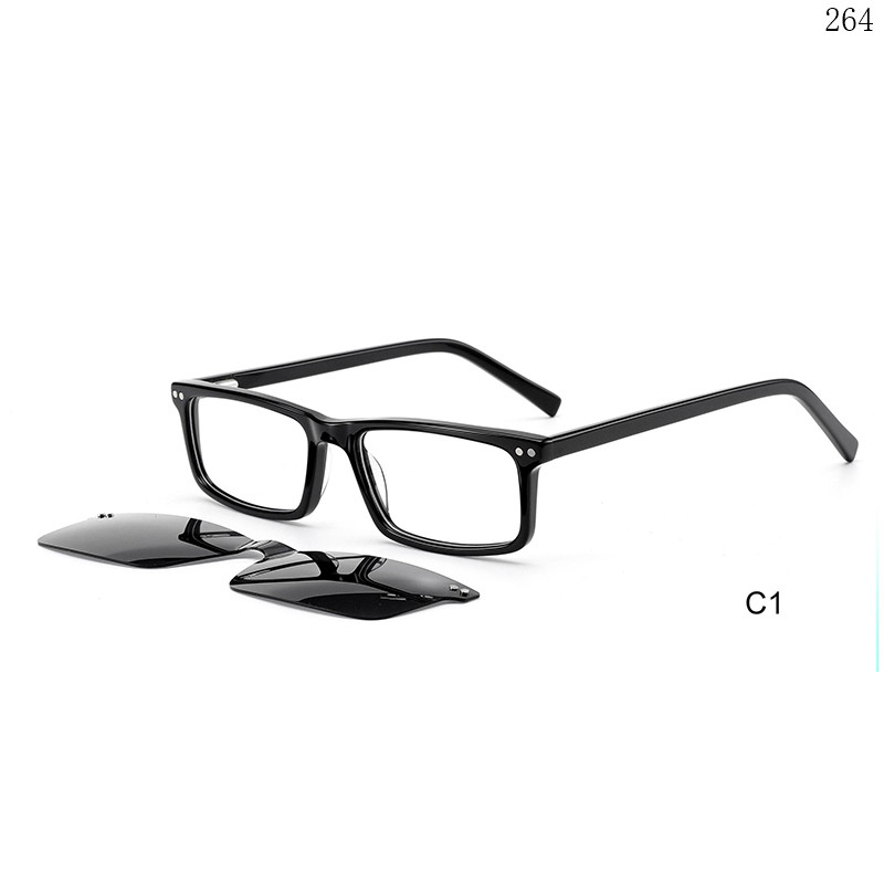 Dachuan Optical F3037S China Supplier Fashionable Acetate Clip On Eyeglasses Shades with Small Frame (7)