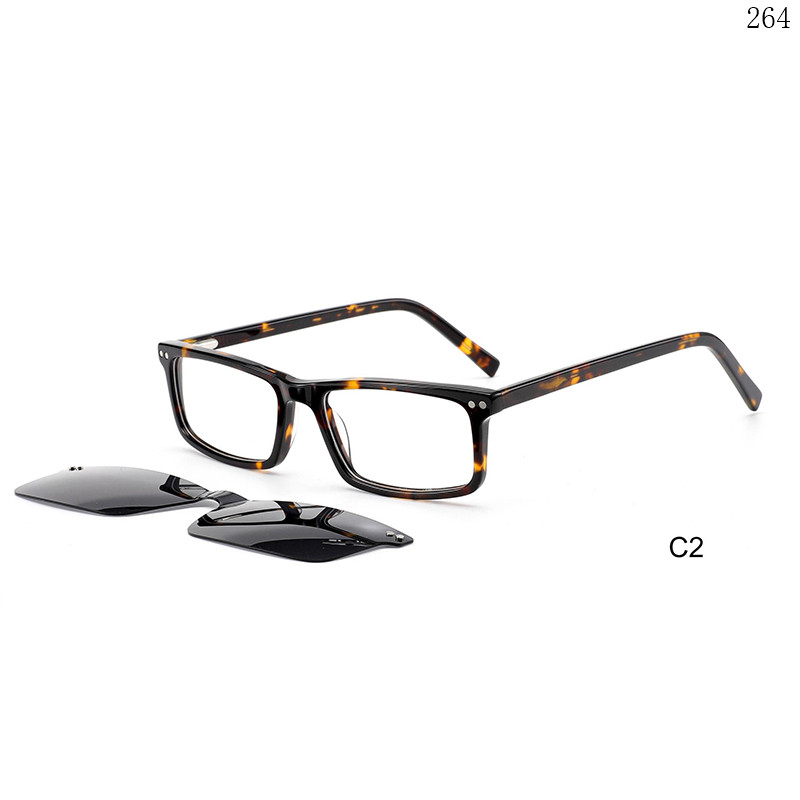 Dachuan Optical F3037S China Supplier Fashionable Acetate Clip On Eyeglasses Shades with Small Frame (8)