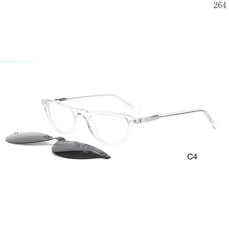 Dachuan Optical F3038S China Supplier New Trends Acetate Clip On Eyeglasses Shades with Cateye Shape (10)