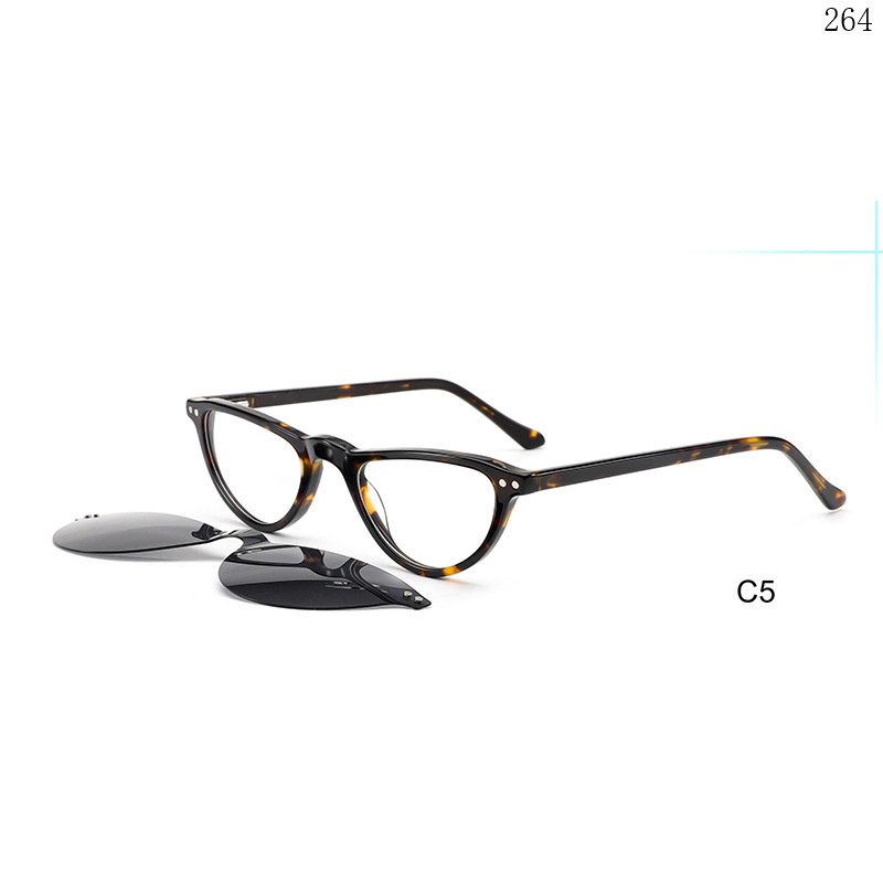 Dachuan Optical F3038S China Supplier New Trends Acetate Clip On Eyeglasses Shades with Cateye Shape (11)