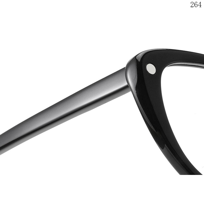 Dachuan Optical F3045 China Supplier Stylish Cateye Acetate Clip On Eyeglasses with Custom Logo (2)