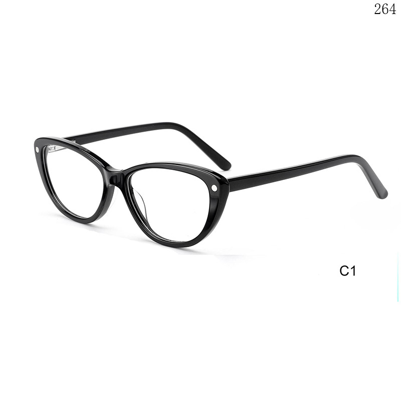 Dachuan Optical F3045 China Supplier Trendy Style Acetate Spectacle Frames Eyeglass with Cateye Frame (4)