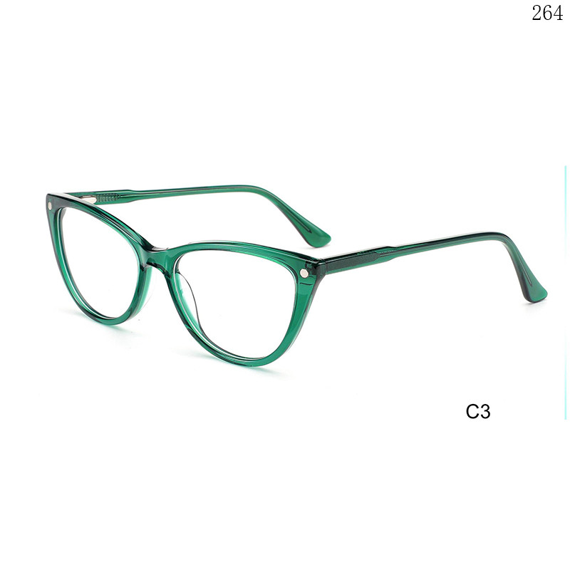 Dachuan Optical F3046 China Supplier Ladies Stlyle Acetate Spectacle Frames Eyeglass with Logo Custom (3)