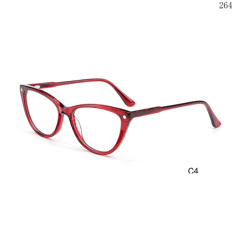 Dachuan Optical F3046 China Supplier Ladies Stlyle Acetate Spectacle Frames Eyeglass with Logo Custom (4)