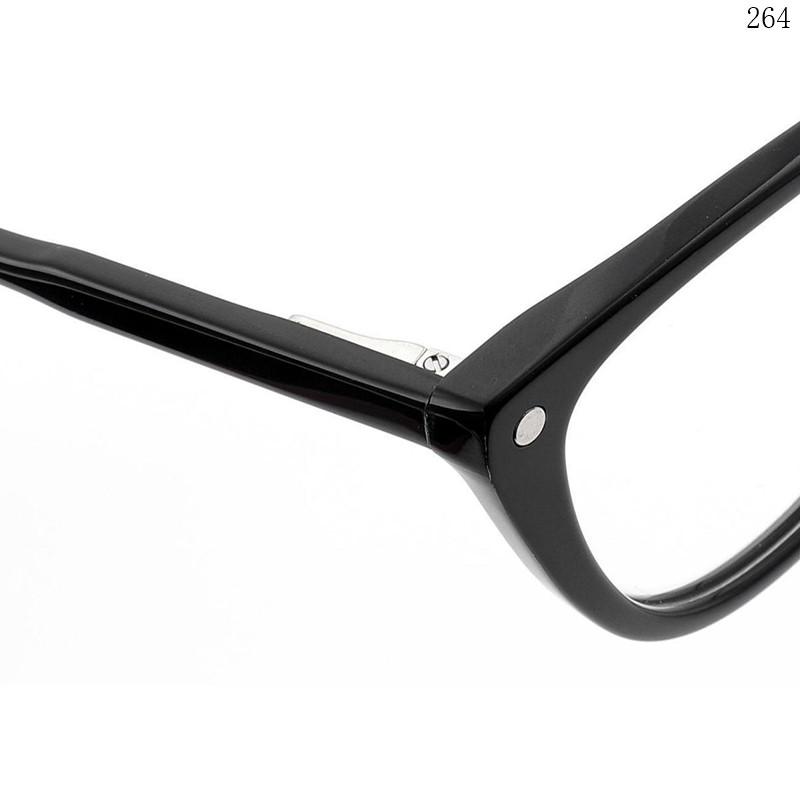 Dachuan Optical F3046 China Supplier Trendy Cateye Acetate Clip On Eyeglasses with Spring Hinges (2)