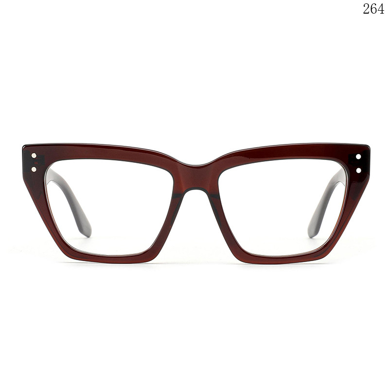 Dachuan Optical F3048 China Supplier Trendy Desin Acetate Clip On Eyeglasses with Thick Frame (1)