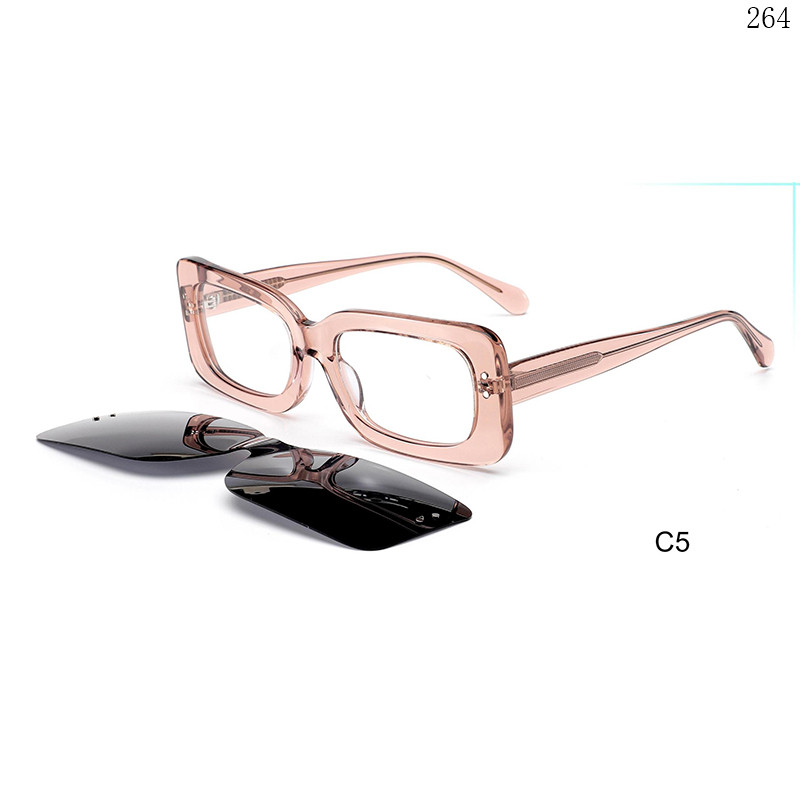 Dachuan Optical F3050 China Supplier Hot Fashion Acetate Clip On Eyeglasses with UV400 Protection (11)