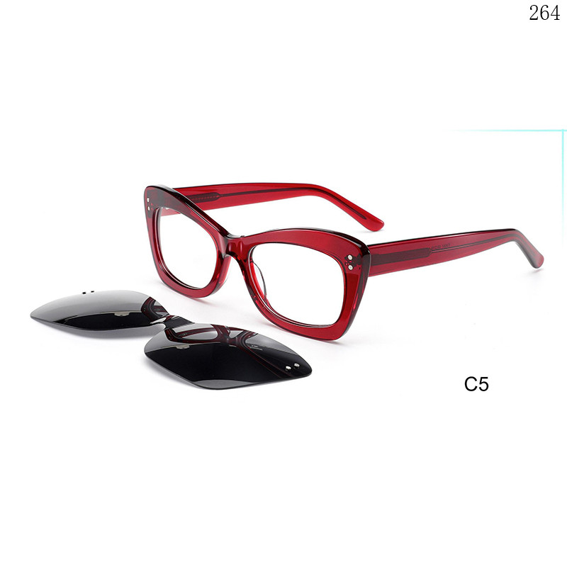 Dachuan Optical F3051 China Supplier New Arrival Acetate Clip On Eyeglasses with Logo Custom (8)