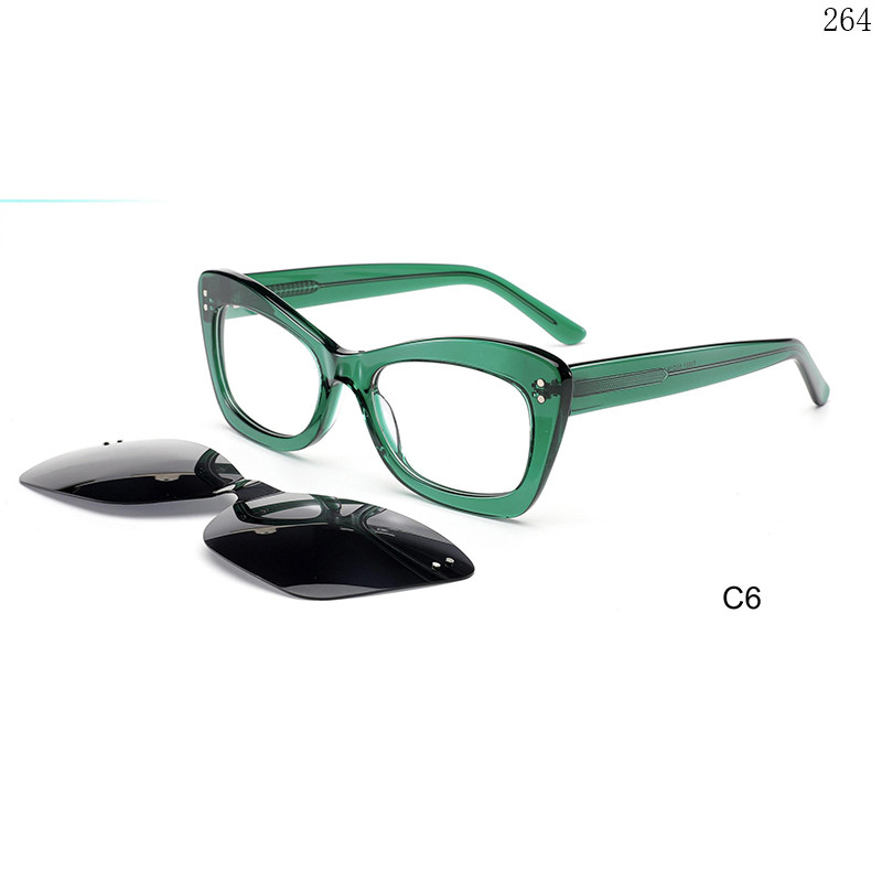 Dachuan Optical F3051 China Supplier New Arrival Acetate Clip On Eyeglasses with Logo Custom (9)