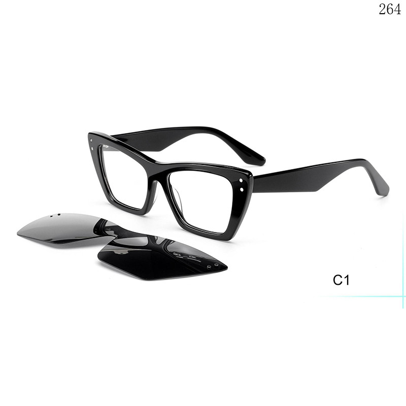 Dachuan Optical F3052 China Supplier Trendy Thick Acetate Clip On Eyeglasses with Logo Custom (7)