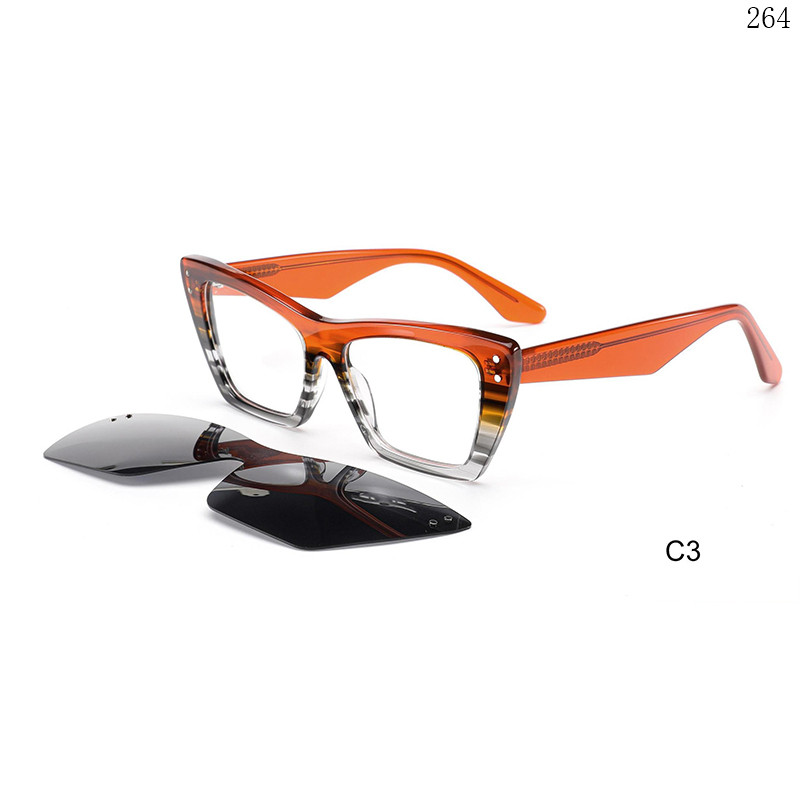 Dachuan Optical F3052 China Supplier Trendy Thick Acetate Clip On Eyeglasses with Logo Custom (9)