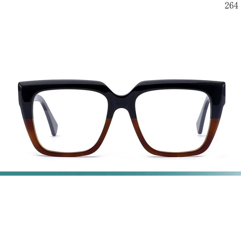 Dachuan Optical H2801 China Supplier New Arrival Unisex Acetate Eyeglasses Frames with Oversized Frame (1)