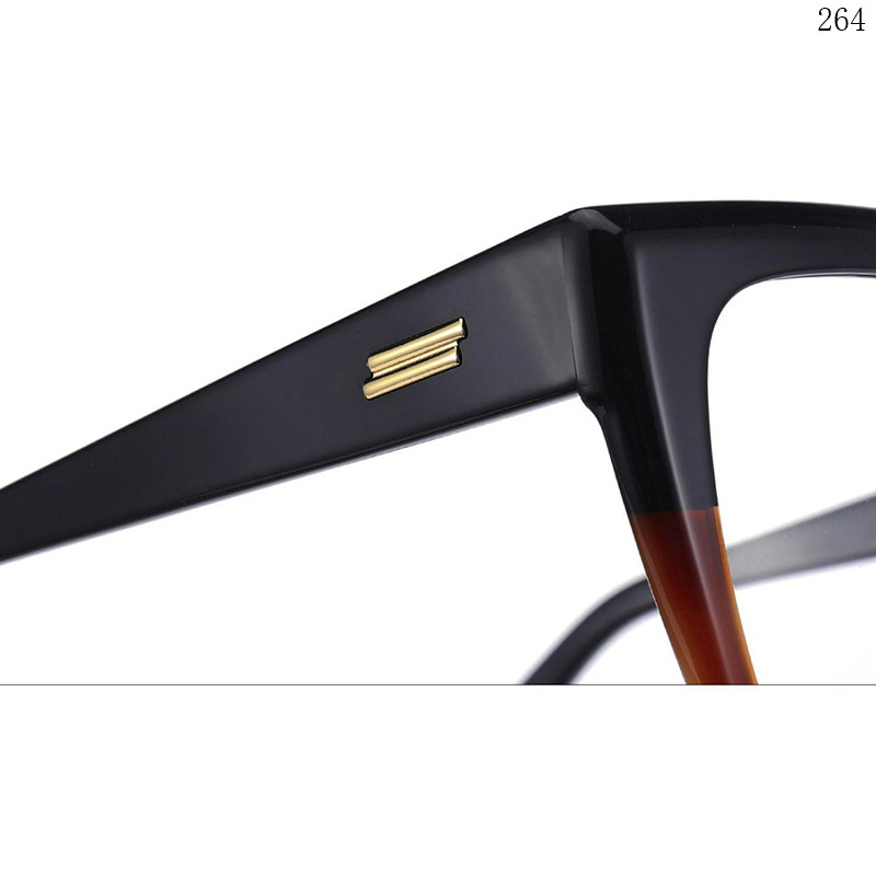 Dachuan Optical H2801 China Supplier New Arrival Unisex Acetate Eyeglasses Frames with Oversized Frame (3)