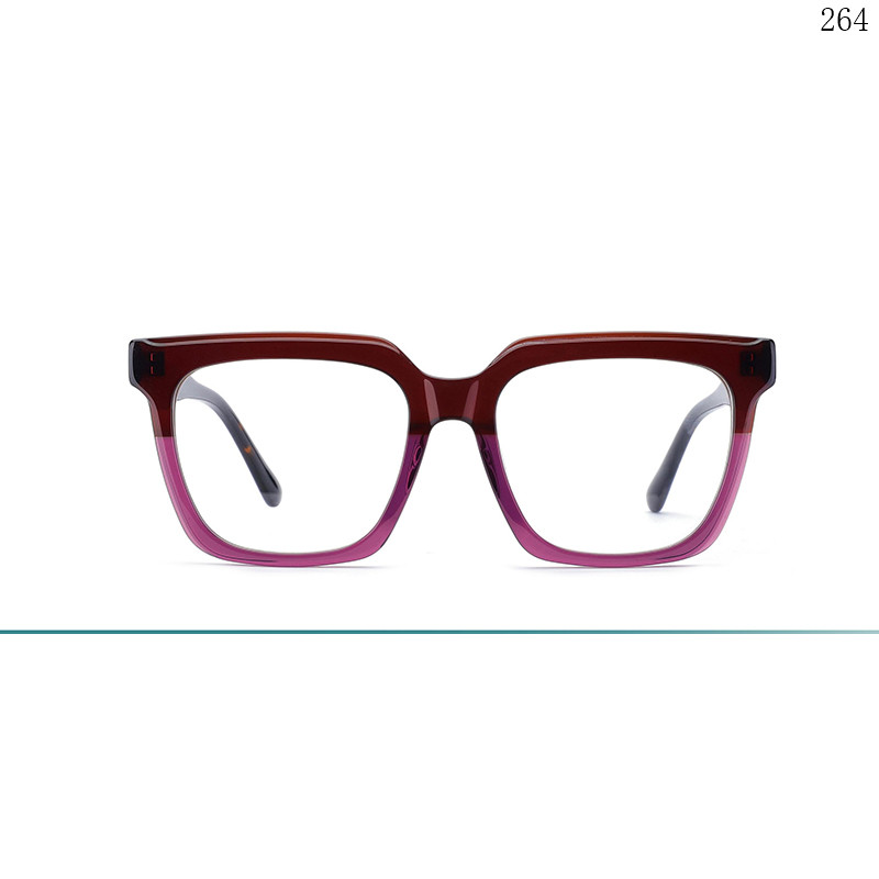 Dachuan Optical H2809 China Supplier Trendy Oversized Acetate Eyeglasses Occhiali Ottici with Cateye Shape (1)