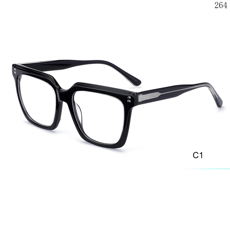 Dachuan Optical H2809 China Supplier Trendy Oversized Acetate Eyeglasses Occhiali Ottici with Cateye Shape (6)