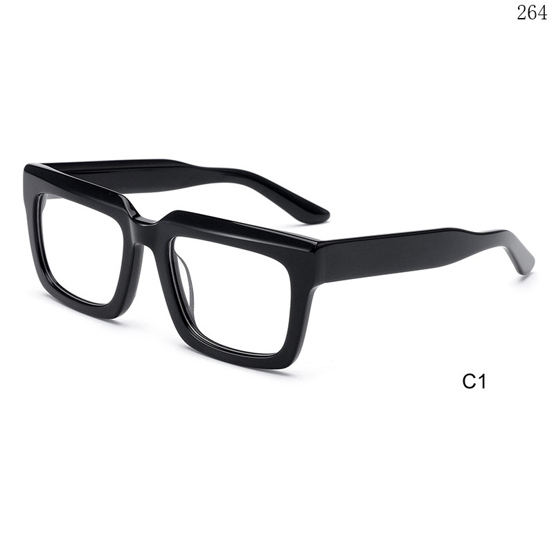 Dachuan Optical H2810 China Supplier Casual Design Acetate Eyeglasses Occhiali Ottici with Metal Hinges (6)