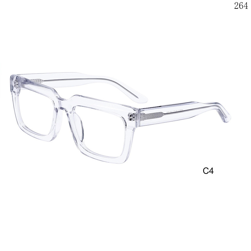 Dachuan Optical H2810 China Supplier Casual Design Acetate Eyeglasses Occhiali Ottici with Metal Hinges (9)