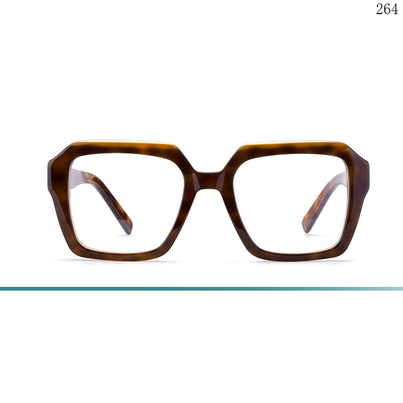 Dachuan Optical H2814 China Supplier Unisex Fashion Acetate Optical Frame Occhiali Da Vista with Metal Hinges (1)