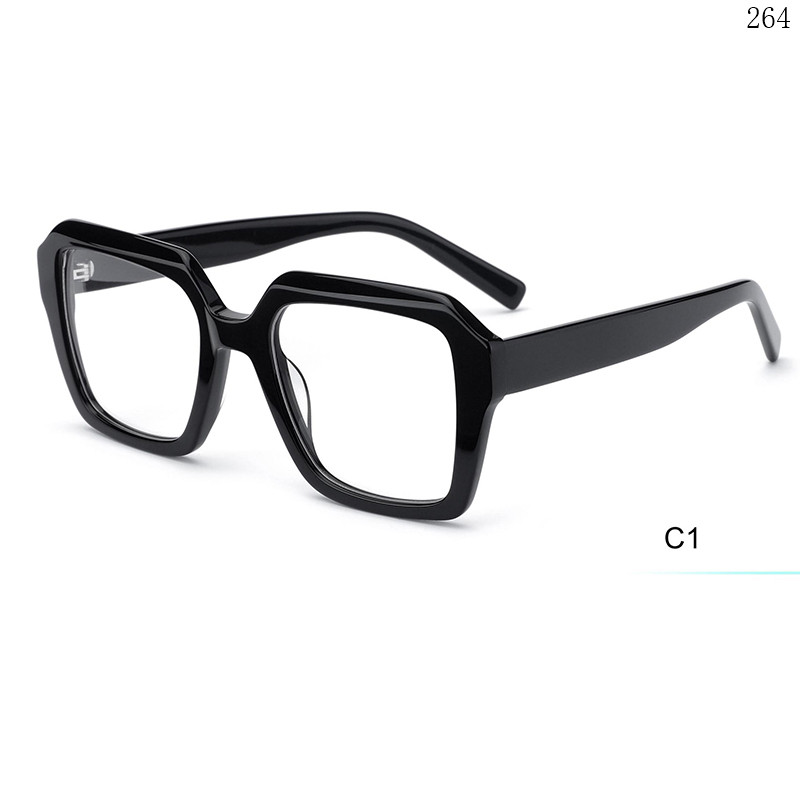 Dachuan Optical H2814 China Supplier Unisex Fashion Acetate Optical Frame Occhiali Da Vista with Metal Hinges (6)