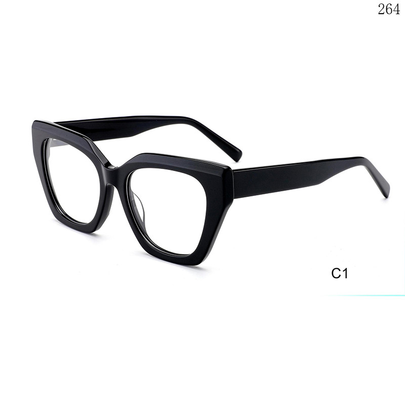 Dachuan Optical H2815 China Supplier Ladies Fashion Acetate Eyeglasses Frames with Thick Frame (6)