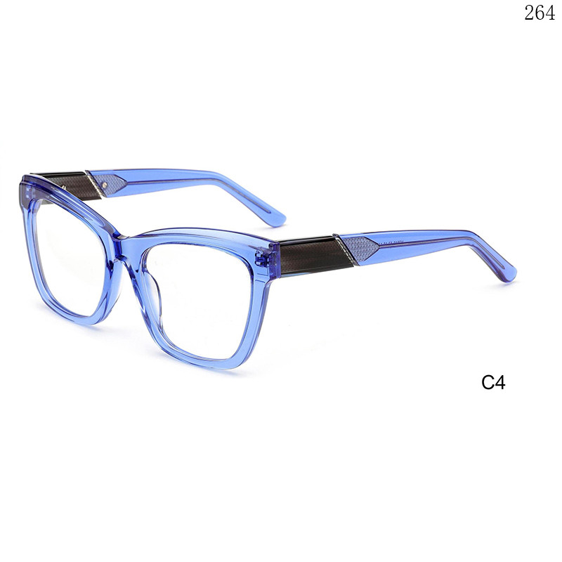 Dachuan Optical H2819 China Supplier Ladies Fashion Design Acetate Spectacle Frames Lentes with Oversized Frame (9)