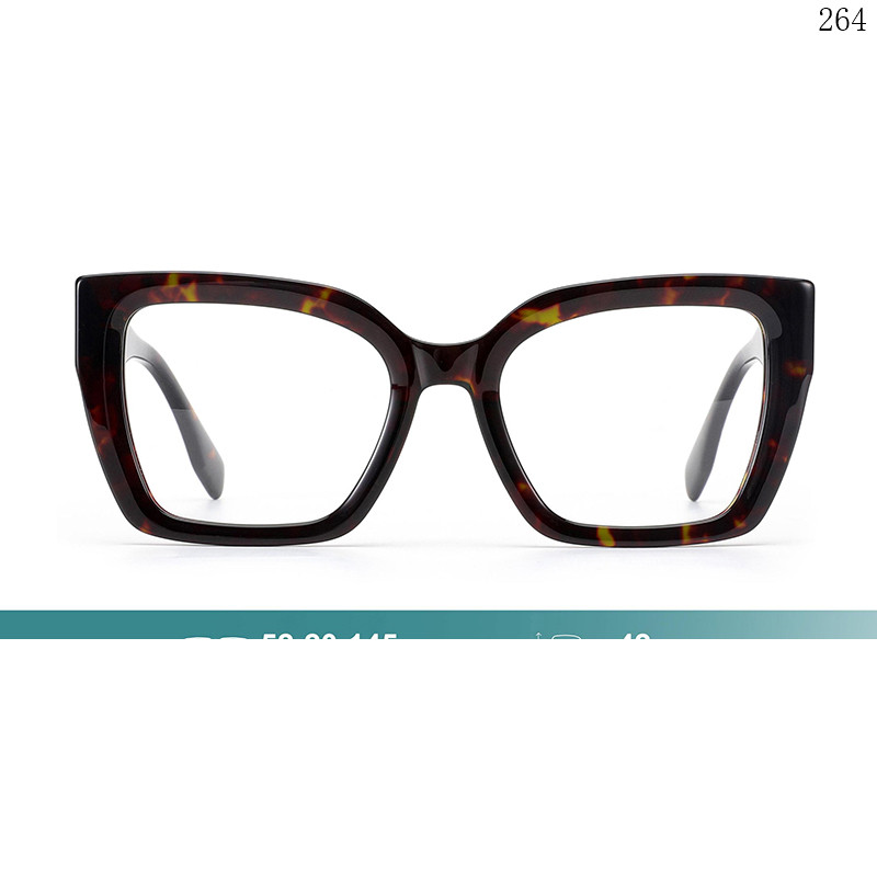 Dachuan Optical H2820 China Supplier New Fashion Thick Style Acetate Eyeglasses Frames with Metal Hinges (1)