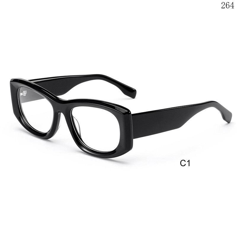 Dachuan Optical H2821 China Supplier New Fashion Acetate Spectacle Frames Lentes with Metal Hinges (6)